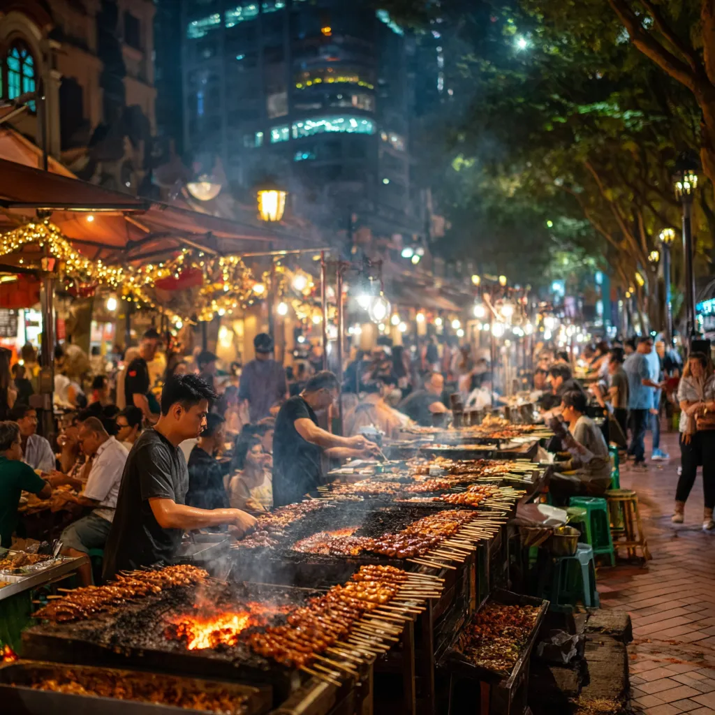 Lau Pa Sat: the classic satay street experience