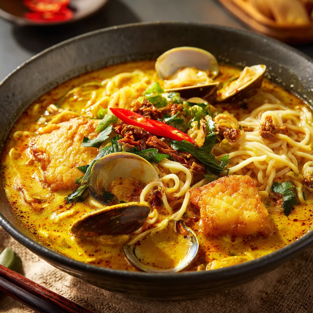 Hong Lim Food Centre: Curry Noodles and Crayfish Hor Fun