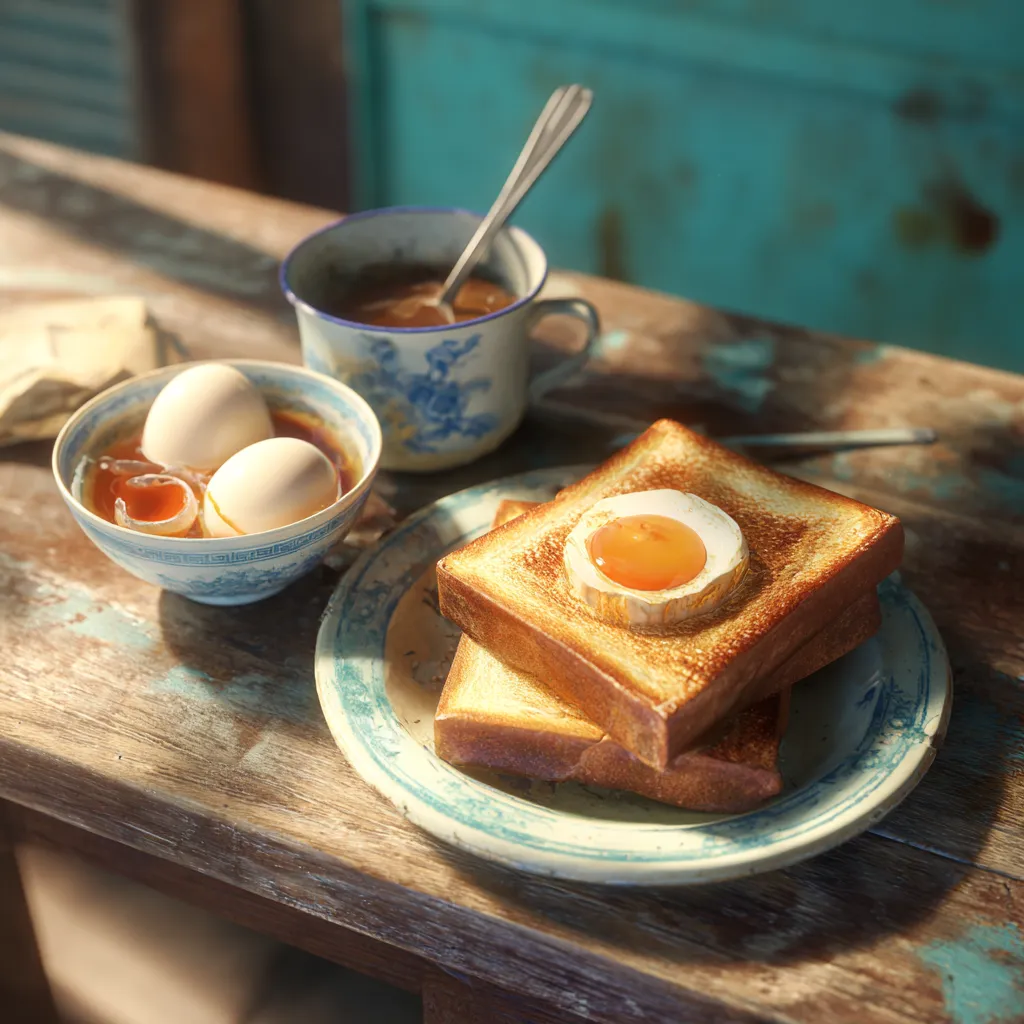 The duo explained: what kaya toast and soft-boiled eggs actually are