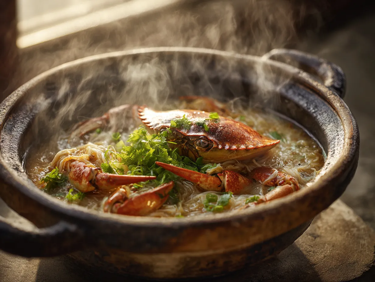 Claypot Crab Bee Hoon Soup (Milky Broth)