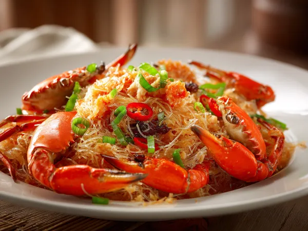 Dry Braised Crab Bee Hoon