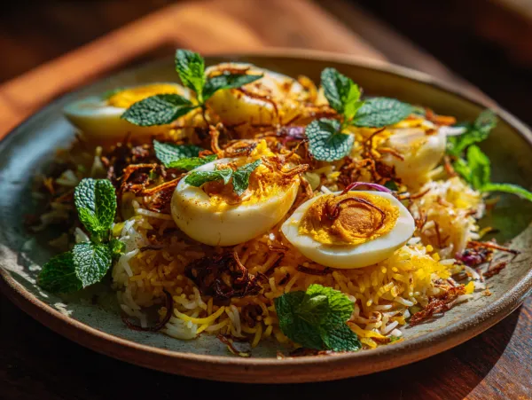 Hyderabadi Egg Biryani