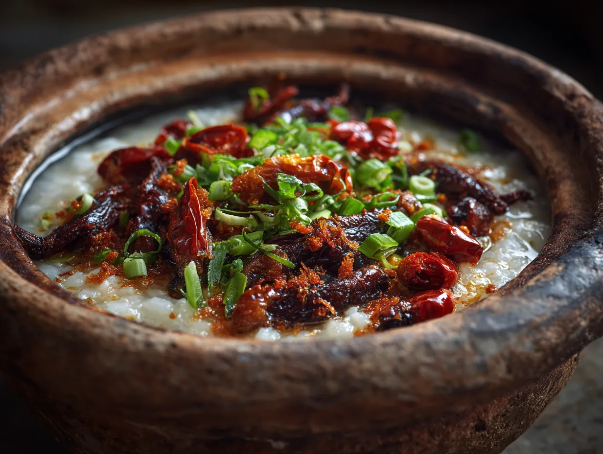 Claypot Dried Chilli Frog Leg Porridge
