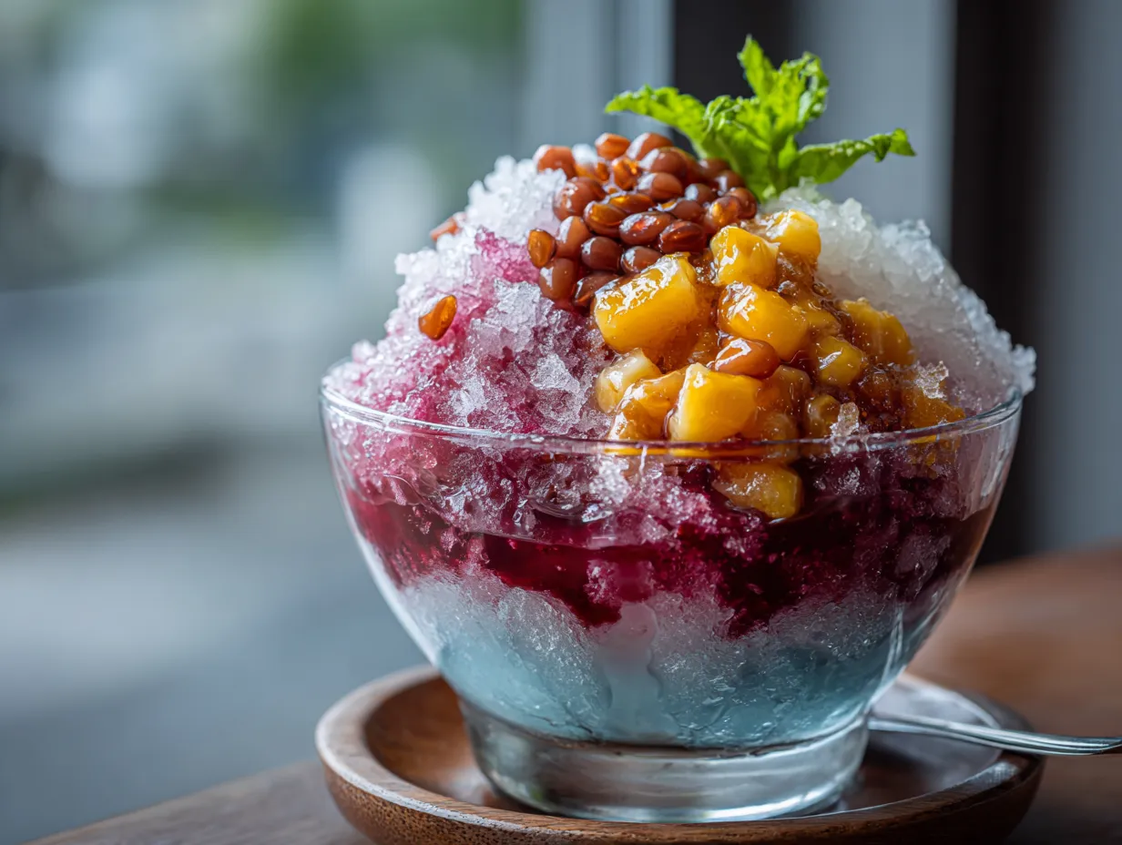 Ice Kachang (Singapore Shaved Ice Dessert)