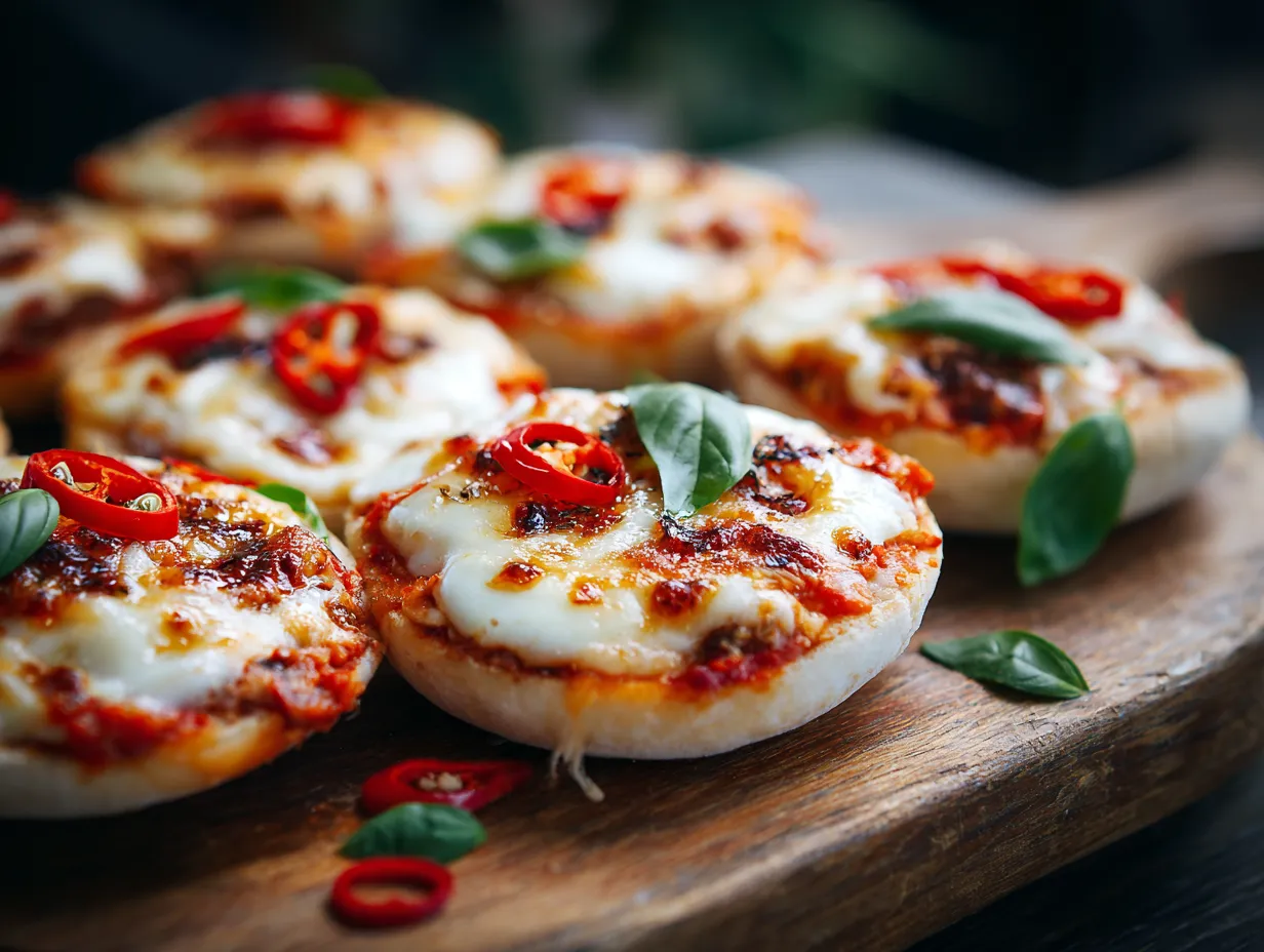 Mini Pizzas (English Muffin Base)