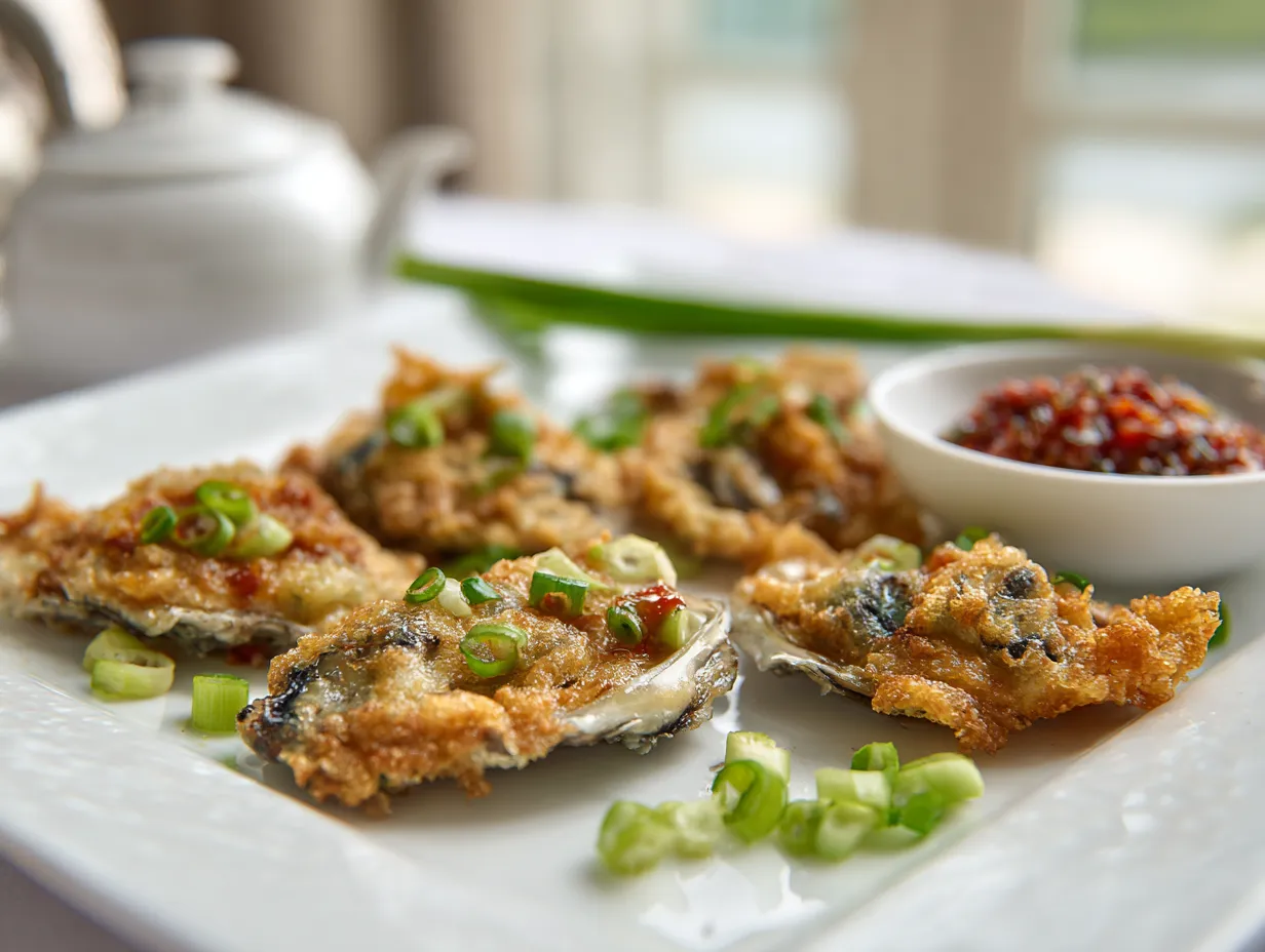 Crispy Oyster Omelette