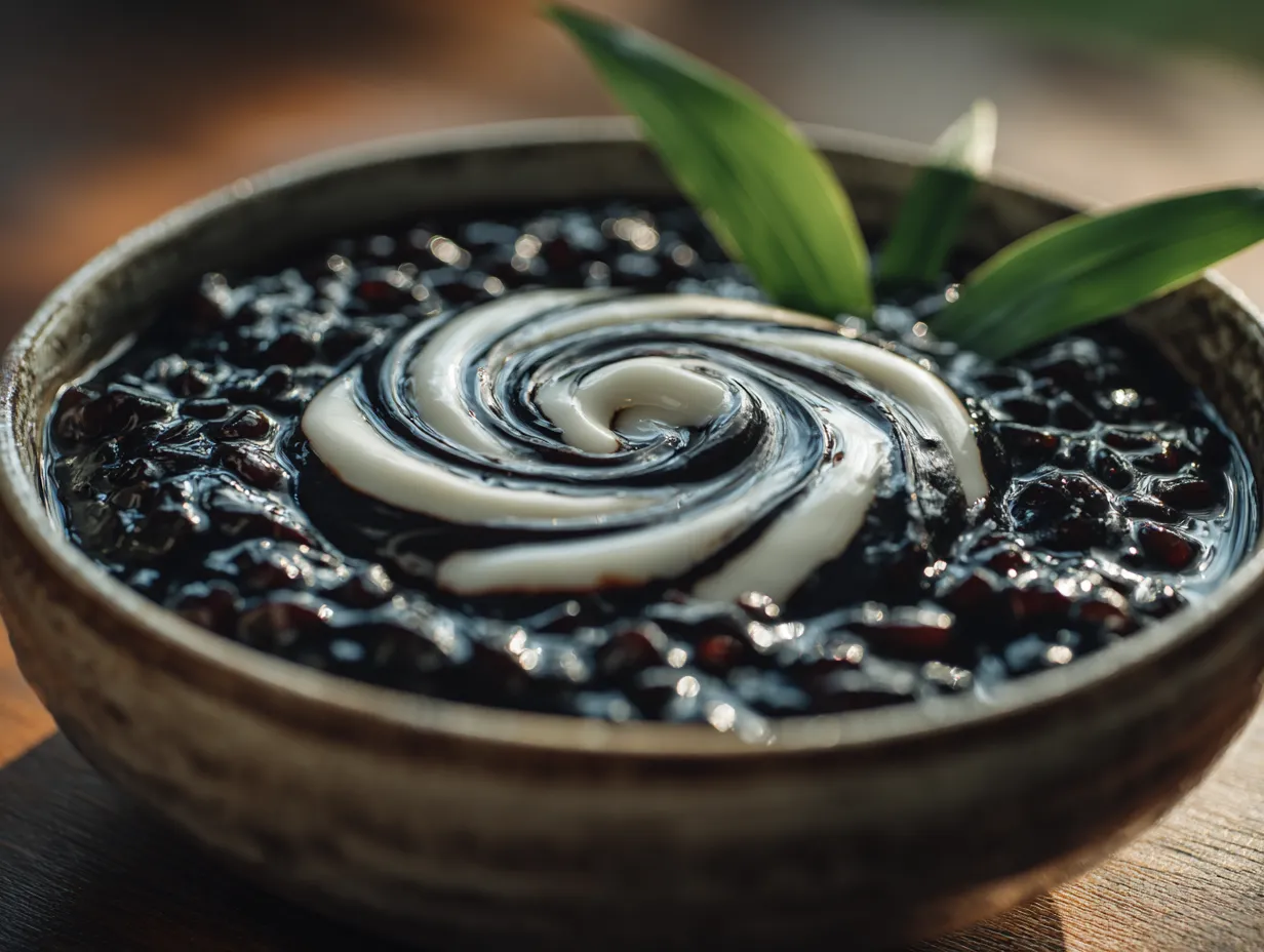 Pulut Hitam (Black Glutinous Rice Dessert)