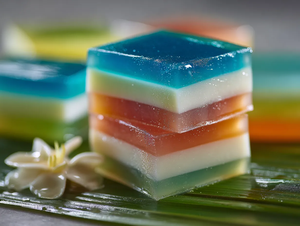 Rainbow Agar Agar Jelly