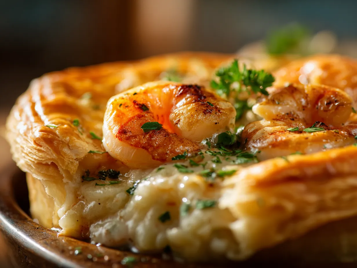 Seafood Pot Pie (Prawn & Scallop)
