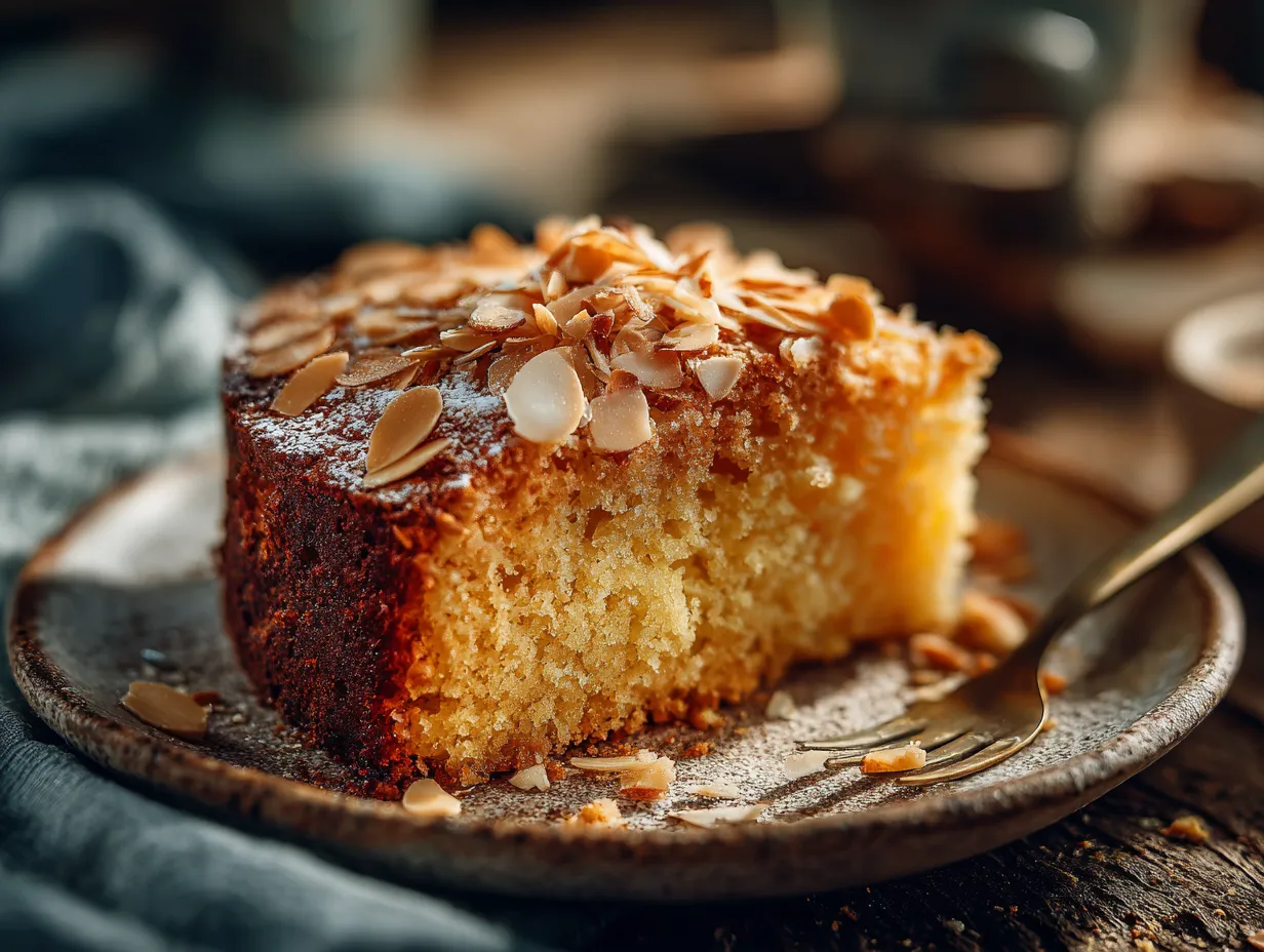 Sugee Cake (Semolina & Almond)